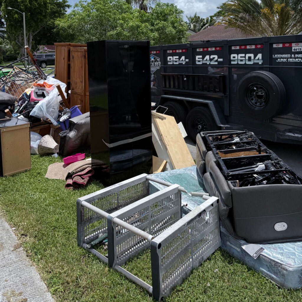 House full of junk removal in South Florida