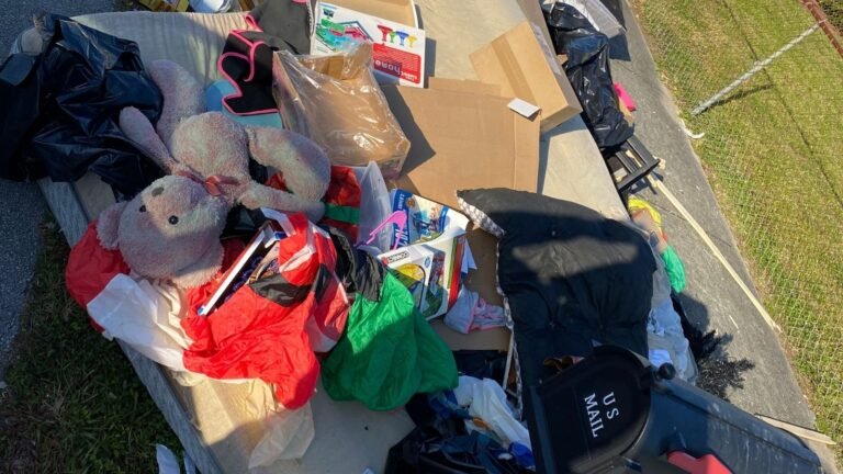 Household junk and unwanted items during a property cleanout